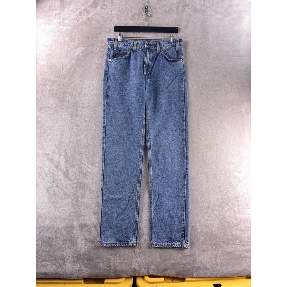 Vintage Levi's 505 Orange Tab Jeans Mens Size 32x32 Blue Denim Straight Leg